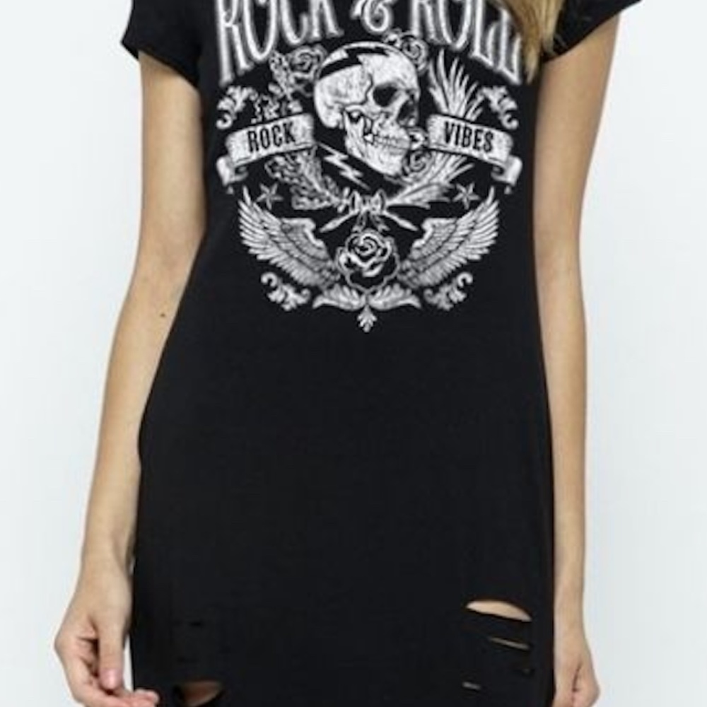 Rock & Roll T-Shirt Dress